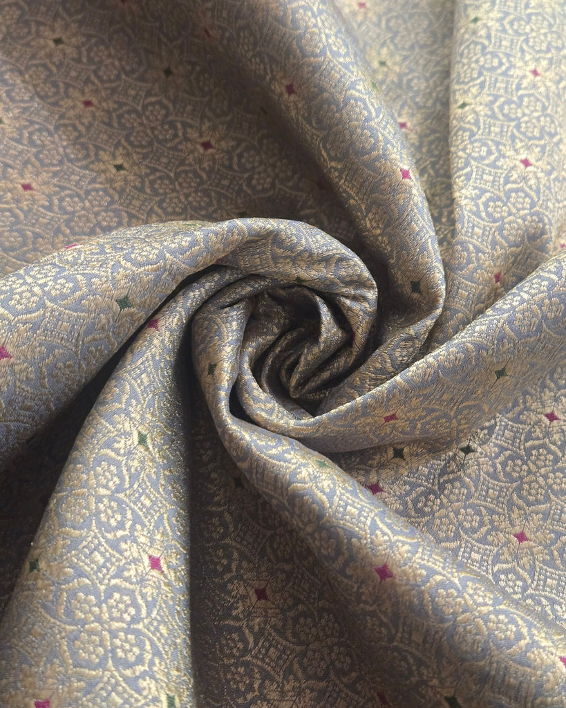 Silk Antique Banaras - Biege