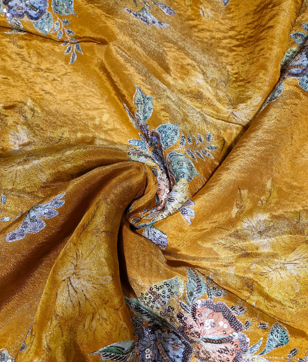 Tissue chiniya sequence - Mustard gold