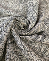 Tussar Black Thread Work
