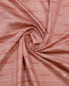Chanderi Silk Thread Embroidery - Peach