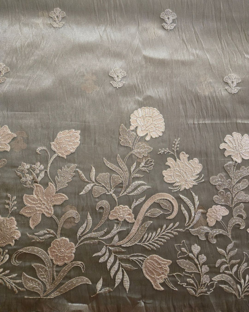 Tissue with Gota - Dusty Gold Beige