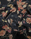 Crape Embroidery - Black