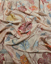Crape Embroidery - Light White