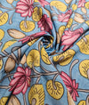 Pen Kalamkari - Pastel blue
