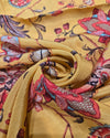Printed Silk - Golden Ochre