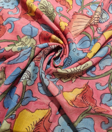 Pen Kalamkari - Faded pink