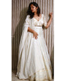 Pure banaras silk with chikankari dupatta
