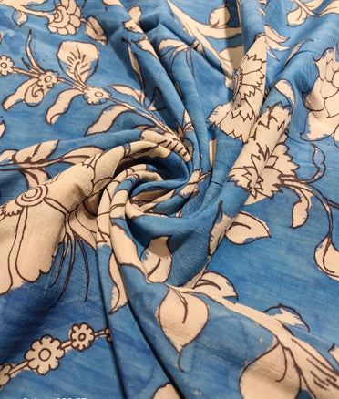 Pen Kalamkari - Sky blue