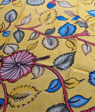 Pen Kalamkari - Pale yellow