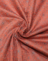 Mul Chanderi Small Work - Burnt Orange