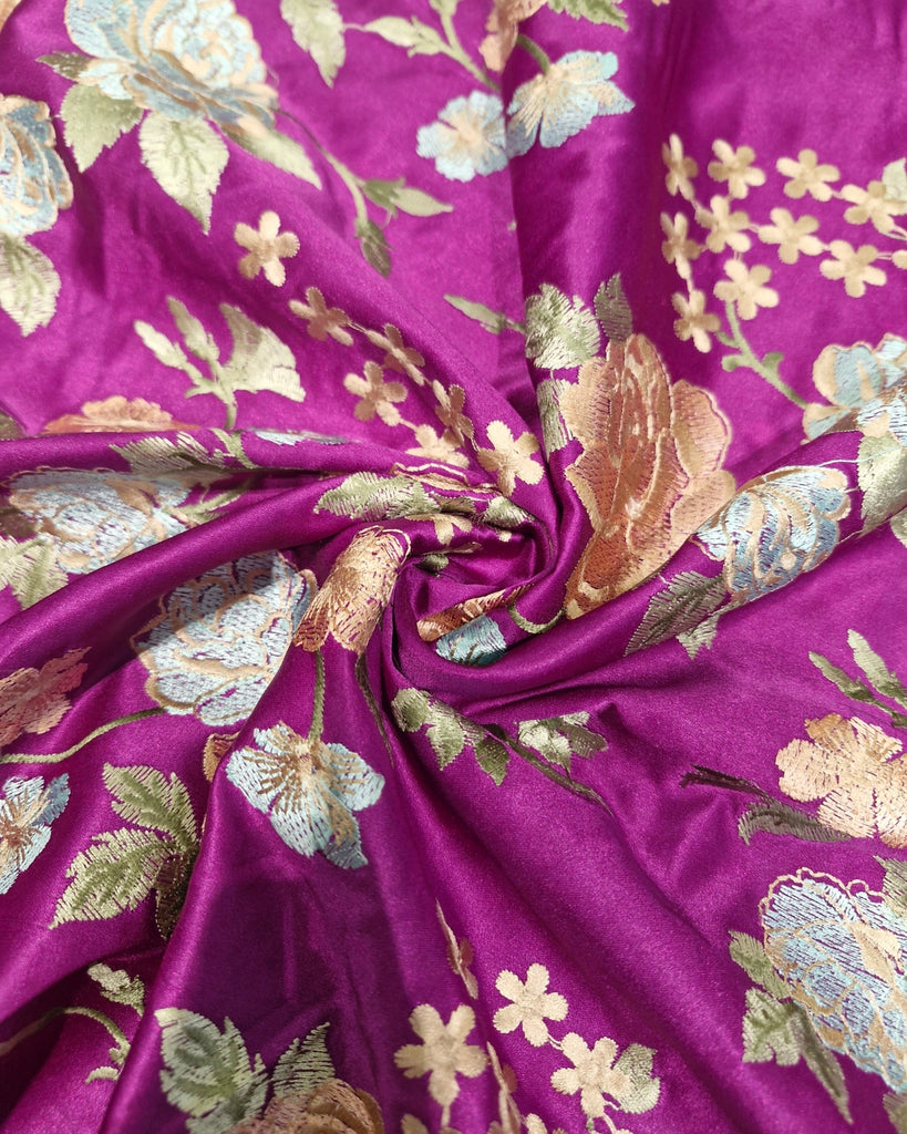 Mashru Parsi Gara - Violet