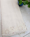 Kora with Embroidery - Light Beige