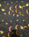 Embroidery Denim - Navy Pastel