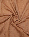 Mul Chanderi Motif - Beige Gold
