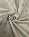 Chanderi Banaras - Soft Sage Green