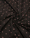 Mul Chanderi Motif - Black