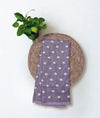Linen Booti Work - Lavender