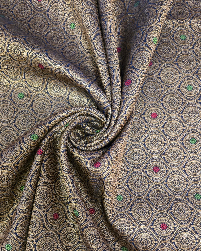 Antique Banaras - Navy Blue