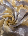 Silk Organza Solid Print - Dusty Mauve