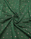 Mul Chanderi Motif - Green