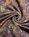 Designer Velvet - Plum Vintage Floral