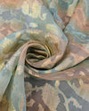 Silk Organza Solid Print - Muted Sage