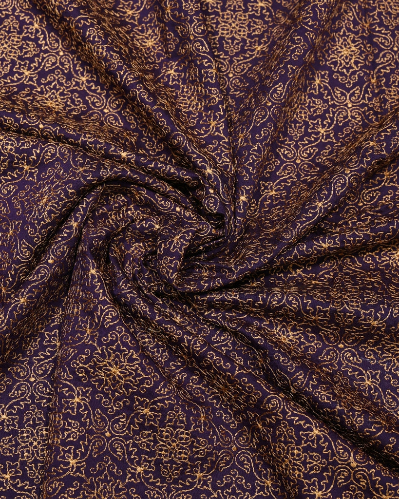 Mul Chanderi Small Work - Onion Pink