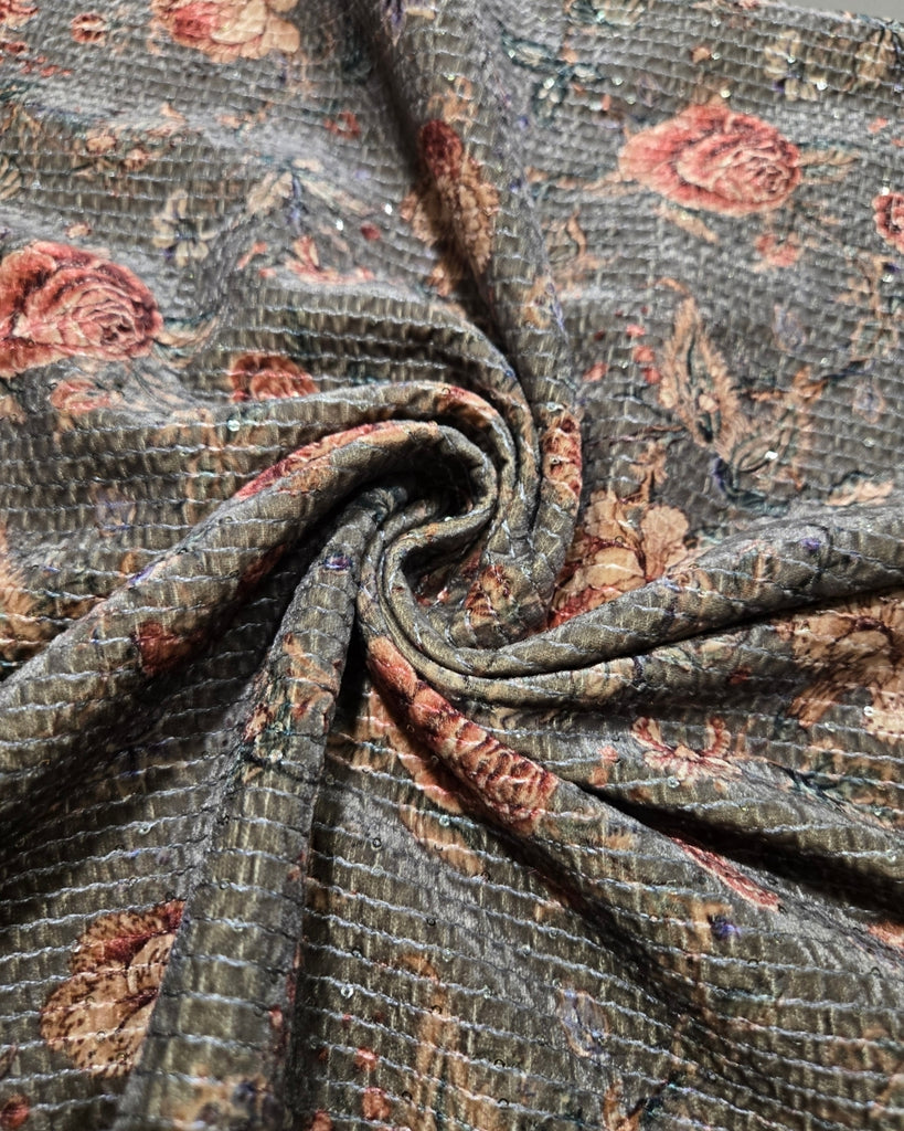 Designer Velvet - Olive Rose Vintage