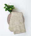 Linen Embroidered - Pale Olive