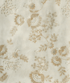 Georgette White & Gold Zari