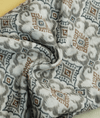 Linen Ogee Print