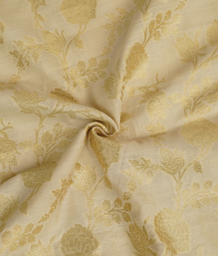 Munga Banaras Beige – Shaanvi