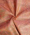 Tanchoi Banaras Printed Orange
