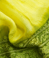 Organza Lemon Yellow With Green