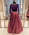 PureTanchoiBanarasLehengaWithRawSilkHandworkBlouse