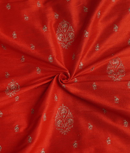 Raw Silk Red