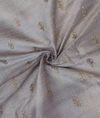 Raw Silk Gold On Grey