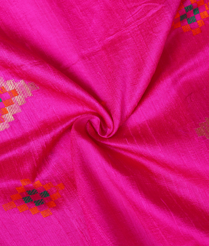 Raw Silk Rani Pink