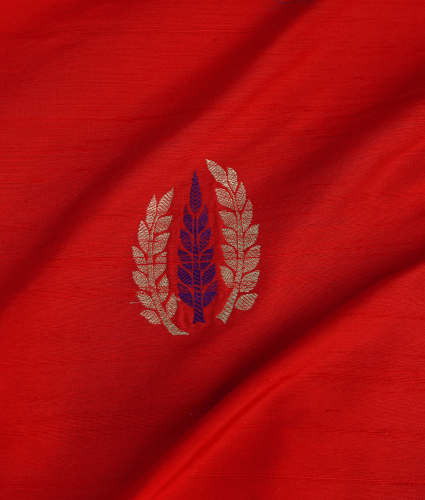 Raw Silk - Red