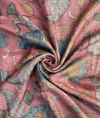 Tussar Pen Kalamkari Pink