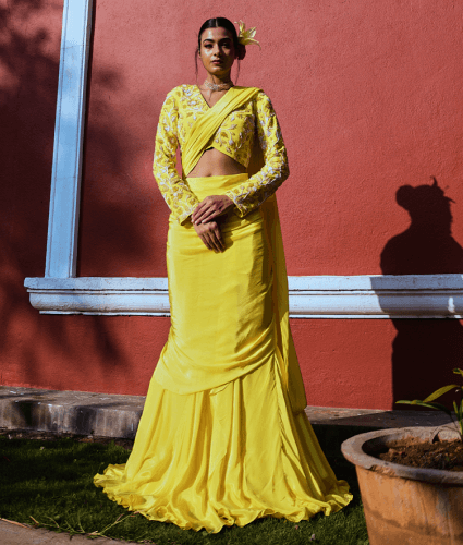 Yellow Organza