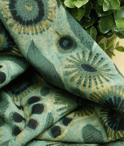 Pure Cotton Ajrakh Olive