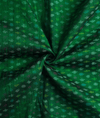 Ikkat Raw Silk Dark Green