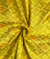 Ikkat Raw Silk Yellow